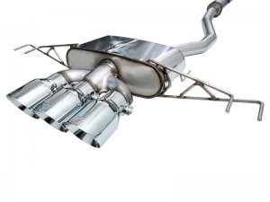 Honda Civic Performance Exhaust - AWE Tuning - Cat-Back Touring - Triple Chrome Silver Tips - 2023+