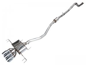 Honda Civic Performance Exhaust - AWE Tuning - Cat-Back Touring - Triple Chrome Silver Tips - 2023+