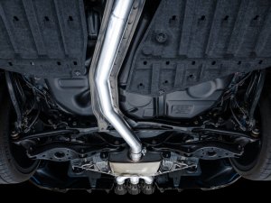 Honda Civic Performance Exhaust - AWE Tuning - Touring Edition Exhaust - Diamond Black - K20 - 2023+