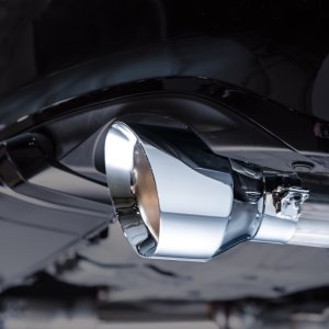 Honda Civic Performance Exhaust - AWE Tuning - Cat-Back Track Edition - Chrome Silver - 2022+