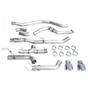 Honda Civic Performance Exhaust - AWE Tuning - Cat-Back Track Edition - Chrome Silver - 2022+