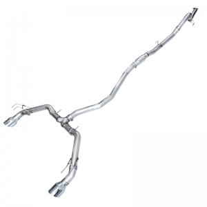 Honda Civic Performance Exhaust - AWE Tuning - Cat-Back Track Edition - Chrome Silver - 2022+