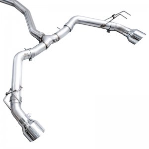 Honda Civic Performance Exhaust - AWE Tuning - Cat-Back Track Edition - Chrome Silver - 2022+