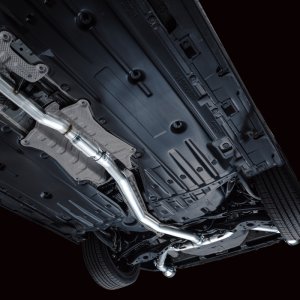 Honda Civic Performance Exhaust - AWE Tuning - Cat-Back Track Edition - Chrome Silver - 2022+