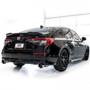 Honda Civic Performance Exhaust - AWE Tuning - Cat-Back Track Edition - Chrome Silver - 2022+