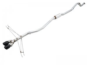 Honda Civic Performance Exhaust - AWE Tuning - Track Edition - Dual Diamond Black Tips - 2016