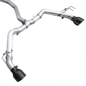 Honda Civic Performance Exhaust - AWE Tuning - Track Edition Catback - Dual Diamond Black Tips - 2022+