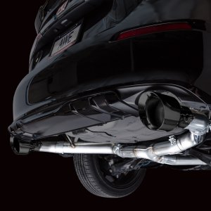 Honda Civic Performance Exhaust - AWE Tuning - Track Edition Catback - Dual Diamond Black Tips - 2022+