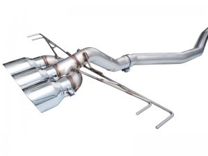 Honda Civic Performance Exhaust - AWE Tuning - Track Edition - Chrome Silver - 2023+