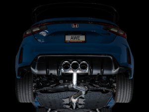 Honda Civic Performance Exhaust - AWE Tuning - Track Edition - Chrome Silver - 2023+