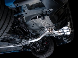 Honda Civic Performance Exhaust - AWE Tuning - Track Edition - Chrome Silver - 2023+