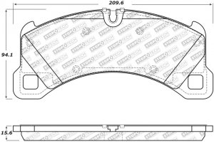 Porsche Cayenne ST Street Brake Pads