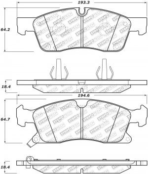 Jeep Grand Cherokee - ST Street Brake Pads