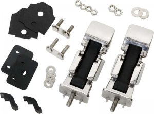 Jeep Wrangler JK Hood Catch - Kentrol - Polished Silver - `07-`18