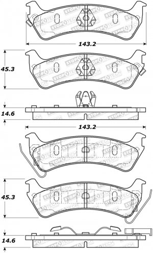 Jeep Grand Cherokee - ST Street Brake Pads