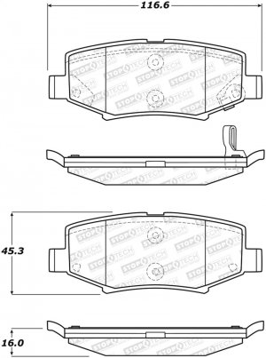 Jeep Wrangler JK - ST Street Brake Pads