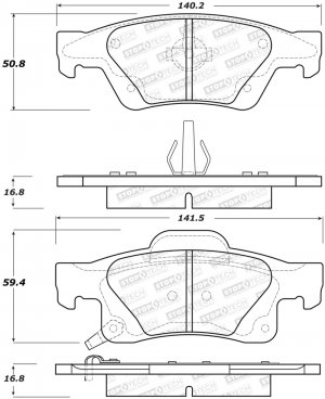 Jeep Grand Cherokee - ST Street Brake Pads