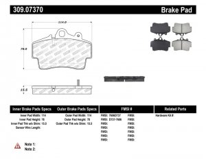 Porsche Boxster ST Sport Brake Pads
