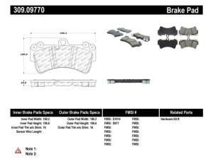 Porsche Cayenne ST Sport Brake Pads