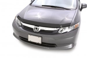 Honda Civic Hood Shield - AVS - Aeroskin - Smoke - 2012