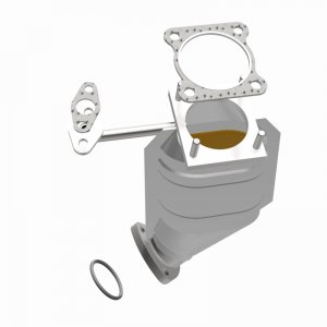 Honda Civic Catalytic Converter - Magnaflow - California Grade CARB Compliant Direct-Fit - 1.5L - `85-`87