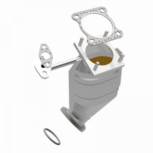 Honda Civic Catalytic Converter - Magnaflow - California Grade CARB Compliant Direct-Fit - 1.5L - `85-`87