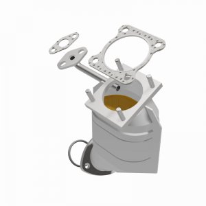 Honda Civic Catalytic Converter - Magnaflow - California Grade CARB Compliant Direct-Fit - 1.5L - `85-`87