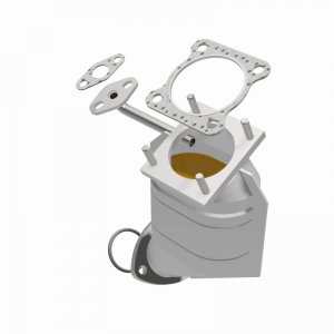 Honda Civic Catalytic Converter - Magnaflow - California Grade CARB Compliant Direct-Fit - 1.5L - `85-`87