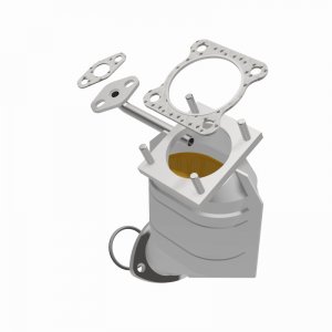 Honda Civic Catalytic Converter - Magnaflow - California Grade CARB Compliant Direct-Fit - 1.5L - `85-`87