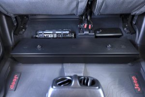 Jeep Gladiator Underseat Drawer - Rear - Tuffy Products - Underseat Lockbox W/ Combo Lock - Black - `20-`24