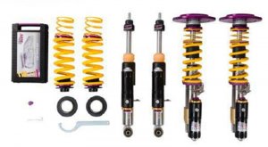 Porsche 911 Suspension Lift Kit - KW - V4 Clubsport, 3-Way Adjustable, With OE NoseLift