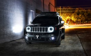 Jeep Renegade Halo Kit - Headlights - ColorSHIFT - Oracle