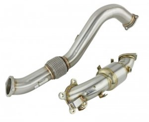 Honda Civic Performance Exhaust - Skunk2 Racing - Alpha Series Race Downpipe - 1.5T - `16-`20