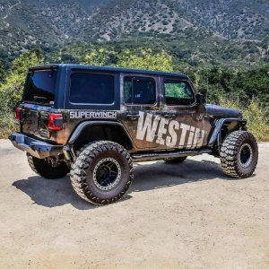 Jeep Wrangler JL Rock Slider - Westin - XTS - Textured Black - `18-`23