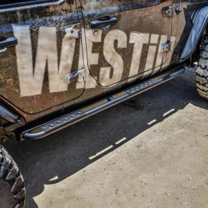 Jeep Wrangler JL Rock Slider - Westin - XTS - Textured Black - `18-`23