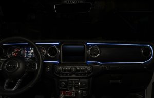 Jeep Gladiator Fiber Optic Kit - ORACLE Lighting - Fiber Optic LED Interior Kit - ColorSHIFT