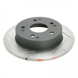 Honda Civic Brake Rotor (1) - Rear - DBA - 4000 Series T3 Slotted - `01-`06