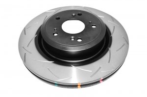 Honda Civic Brake Rotor (1) - Front - DBA - 4000 Series T3 Slotted - `07-`15