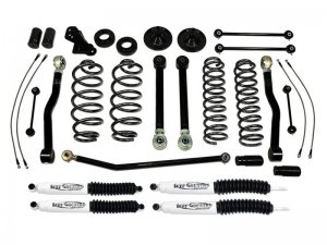 Jeep Wrangler JK Lift Kit - Tuff Country - 4in, EZ-Flex, SX8000 Shocks - `07-`18
