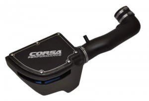 Jeep Wrangler JK Air Intake Closed Box - CORSA Performance - MaxFlow 5 Oiled Filter - 3.6L V6 - `12-`18