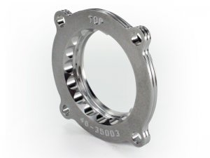 Jeep Wrangler JK Throttle Body Spacer - aFe - Silver Bullet - Silver - 3.6L - `12-`18