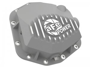 Jeep Wrangler JL Differential Cover - Rear - aFe - Street Series - Raw w/Machined Fins - `18-`23
