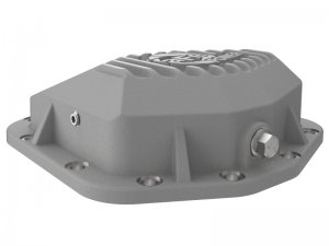 Jeep Wrangler JL Differential Cover - Rear - aFe - Street Series - Raw w/Machined Fins - `18-`23