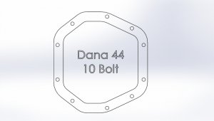 Jeep Wrangler JK Differential Cover - Rear - aFe - Street Series - Black - `97-`18