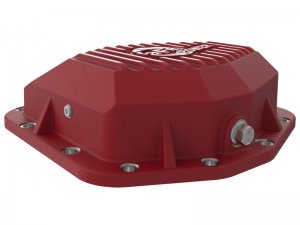 Jeep Gladiator Differential Cover - Rear - aFe - Pro Series Dana M220 with Machined Fins - Red - `20-`23