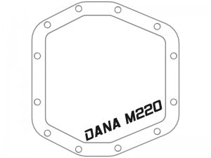 Jeep Gladiator Differential Cover - Rear - aFe - Pro Series Dana M220 with Machined Fins - Red - `20-`23