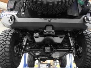 Jeep Wrangler JK Diff/Trans/Oil Covers - aFe - Glide Guard - Matte Black - V6 3.6L-3.8L - `07-`18