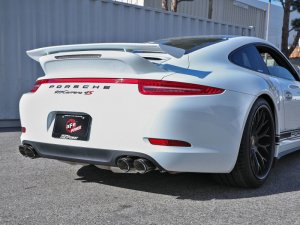 Porsche 911 Performance Exhaust - aFe - MACHForce XP Cat Back - Carbon Fiber - 3.8L - `12-`16