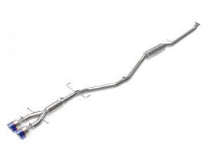 Honda Civic Performance Exhaust - aFe - Cat Back - Blue - 1.5L - `17-`20