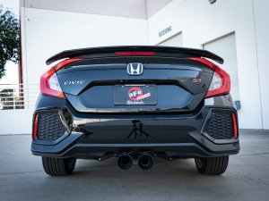Honda Civic Performance Exhaust - aFe - Cat Back - Blue - 1.5L - `17-`20